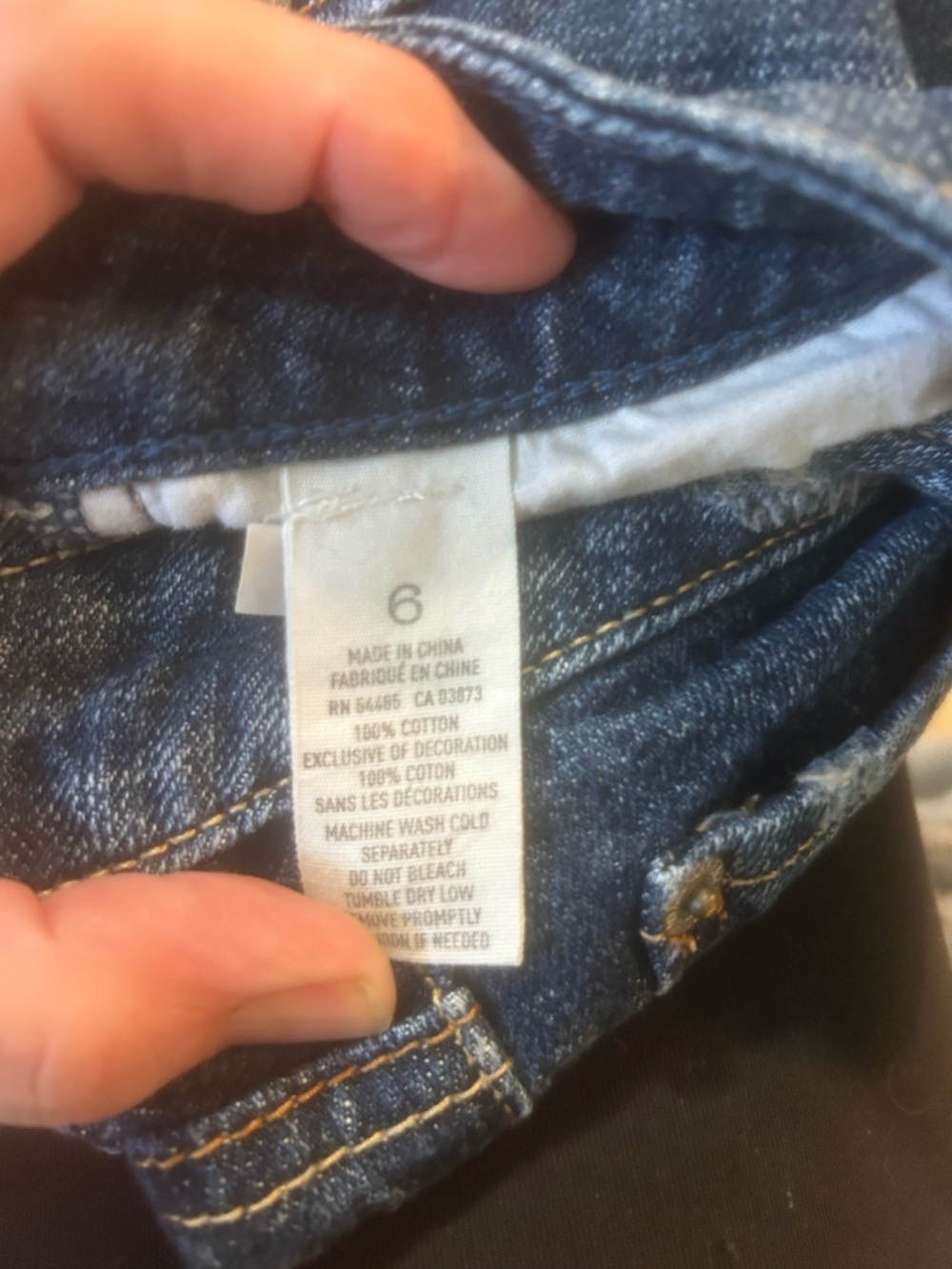American Eagle Outfitters Distressed Rolled Hem Jean Shorts size 6 - Picture 4 of 6